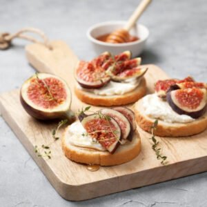 Mini Tartelette figues, chèvre et miel