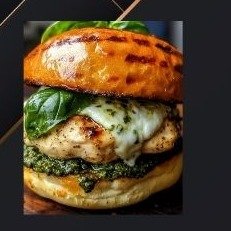 Chicken Pesto Burger (C)