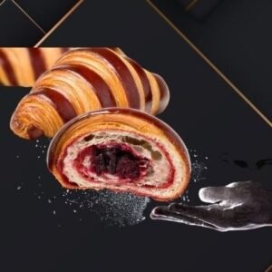 Bicolor Pink (Red Fruit) Croissant