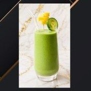 Green Pineapple Coconut Smoothie