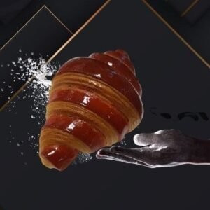 Bicolor Chocolate Croissant